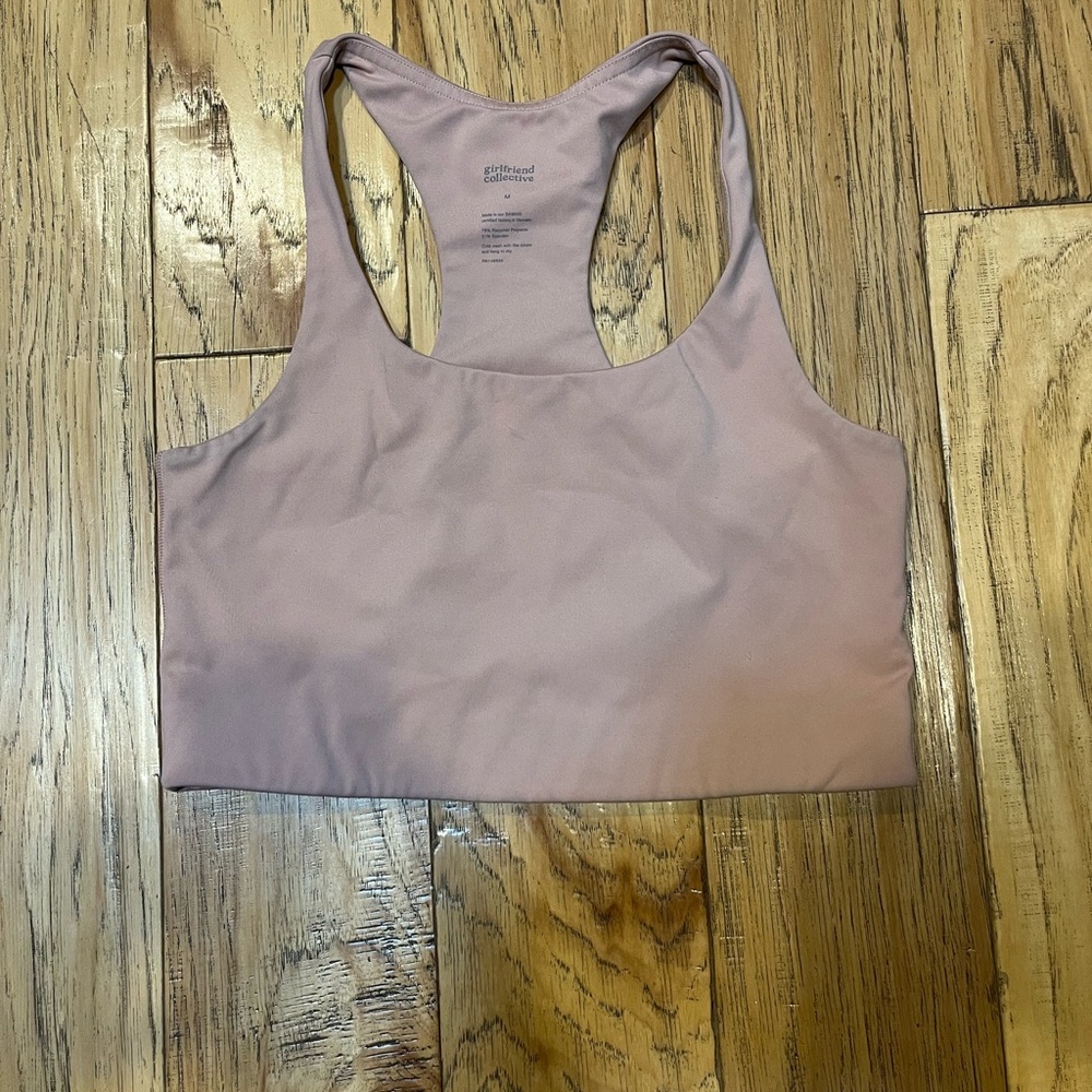 Girlfriend Collective Dusty Pink Sports Bra